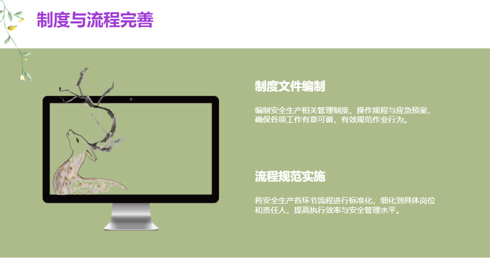 AI一键生成公司企业项目内部安全生产资料PPT