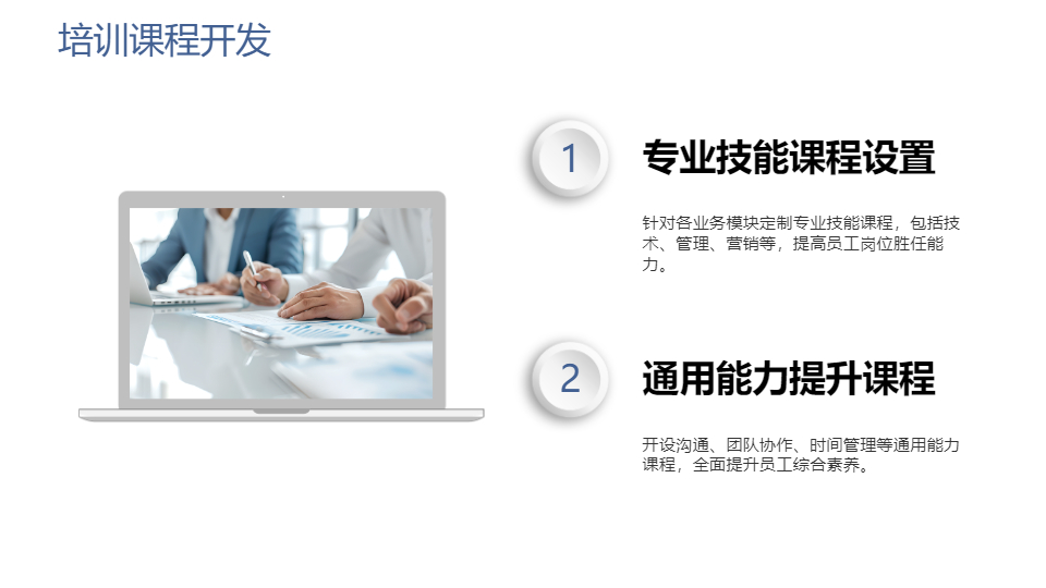 AI一键生成企业集团公司招聘培训计划PPT