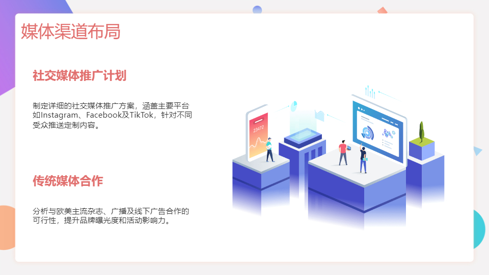 AI一键生成欧美大方彩色的活动策划方案PPT