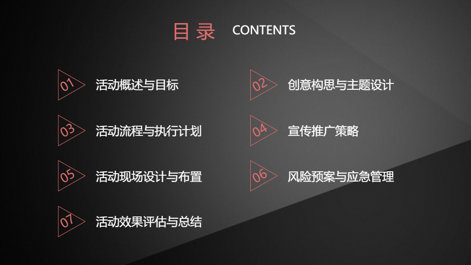 AI一键生成欧美大方彩色的活动策划方案PPT