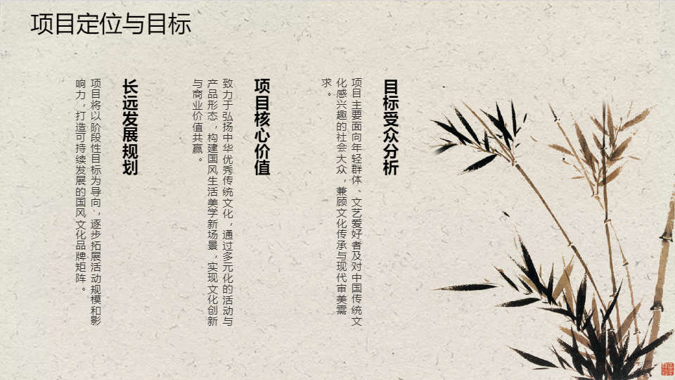 AI一鍵生成傳統(tǒng)文化國風(fēng)項(xiàng)目策劃方案PPT
