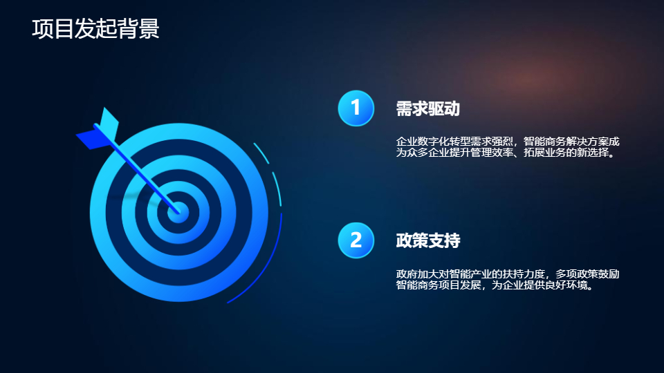 AI一鍵生成智能商務(wù)項(xiàng)目企業(yè)策劃書PPT