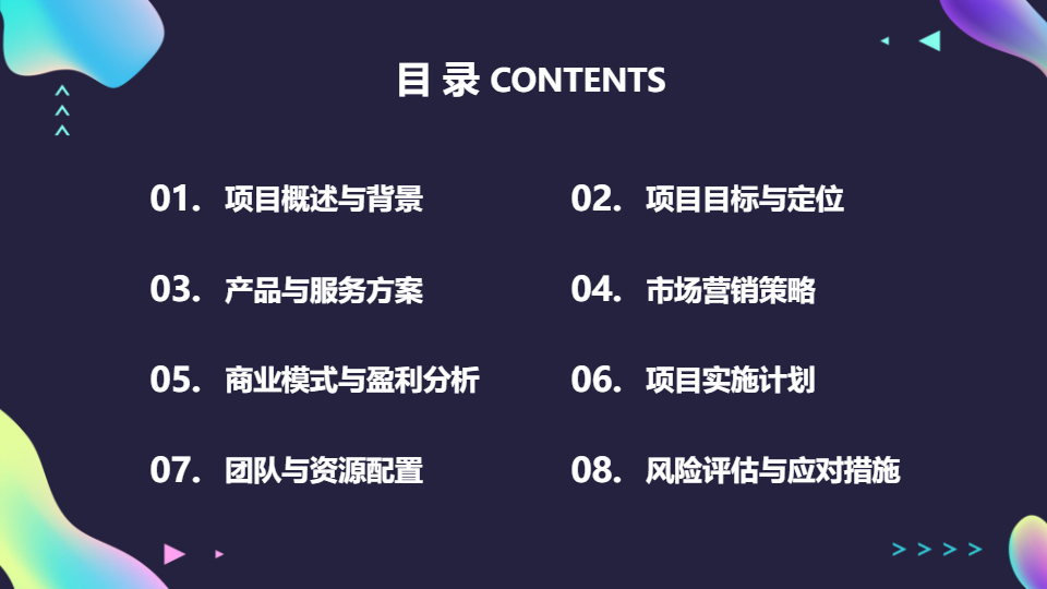 AI一鍵生成智能商務(wù)項(xiàng)目企業(yè)策劃書PPT