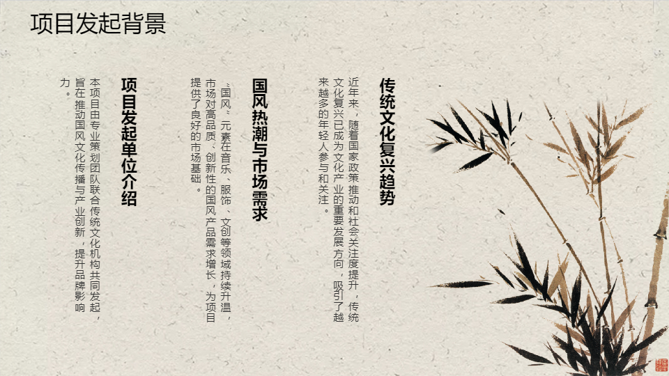 AI一鍵生成傳統(tǒng)文化國風(fēng)項(xiàng)目策劃方案PPT