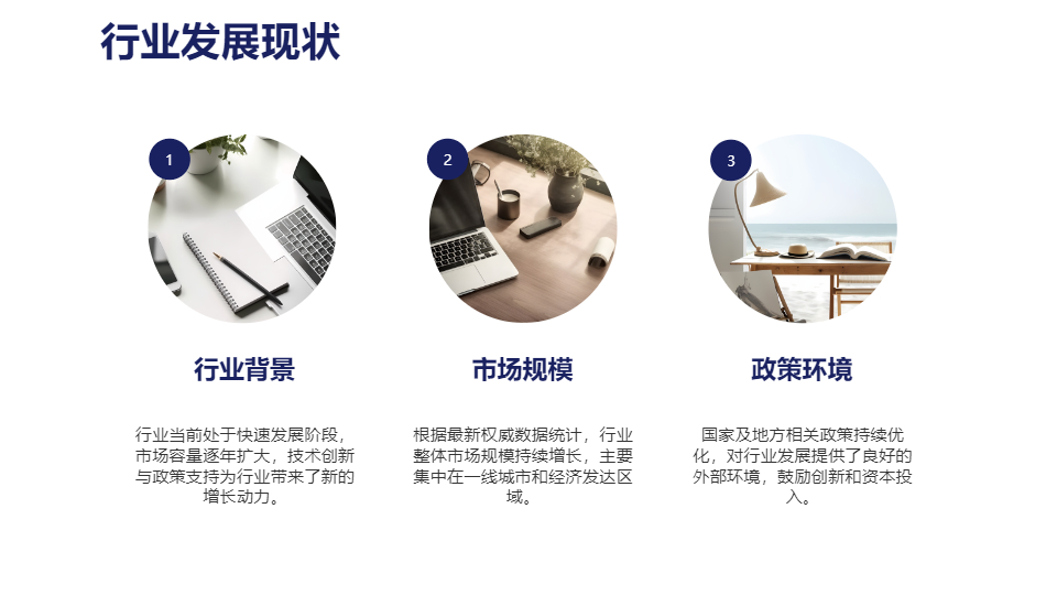 AI一键生成商务商业项目市场调研PPT