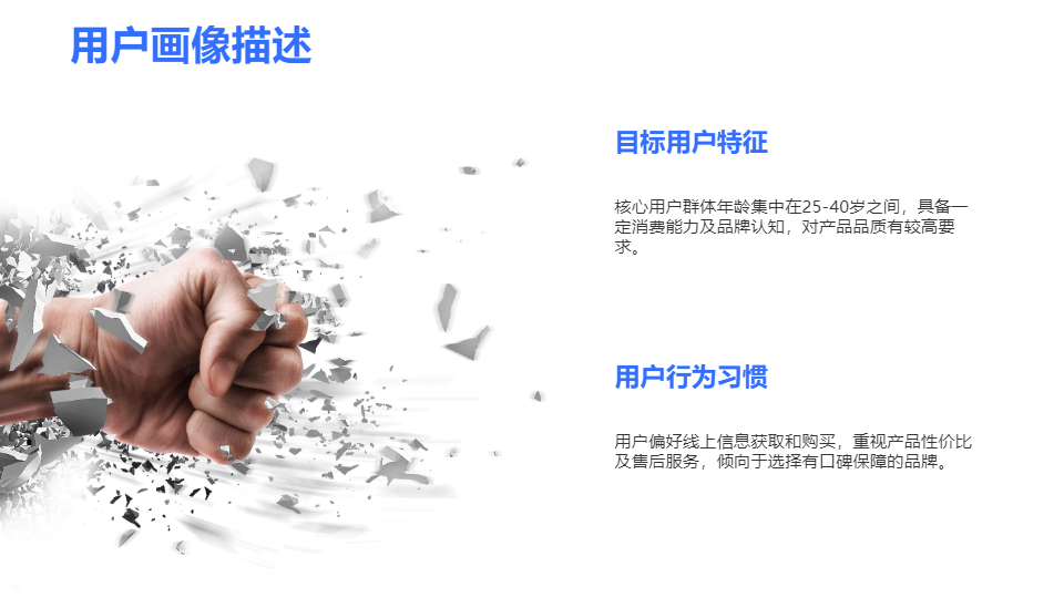 AI一键生成商业项目市场调研分析报告PPT
