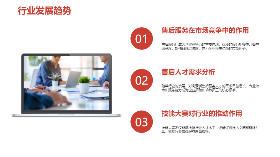 AI一键生成项目售后服务技能大赛策划PPT