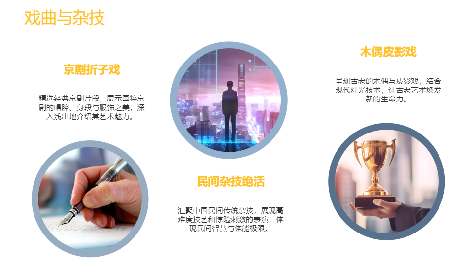 AI一键生成国风传统节目庆典PPT