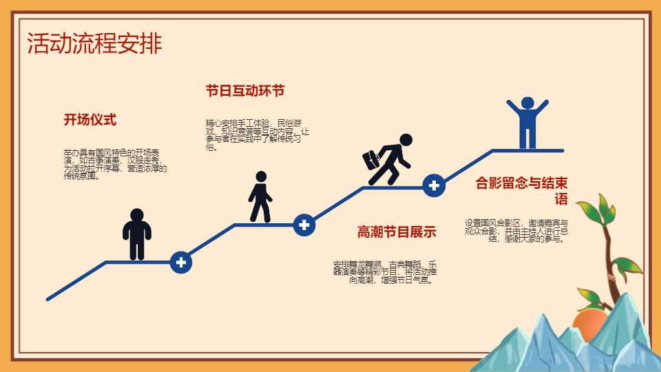 AI一键生成国风传统节日活动方案PPT