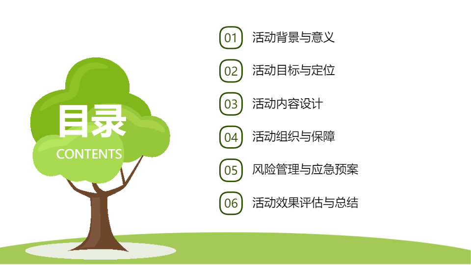 AI一键生成绿色环保节日活动策划方案PPT