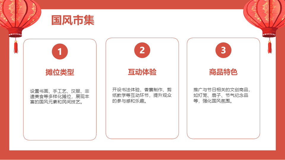 AI一键生成国风传统节日活动方案PPT