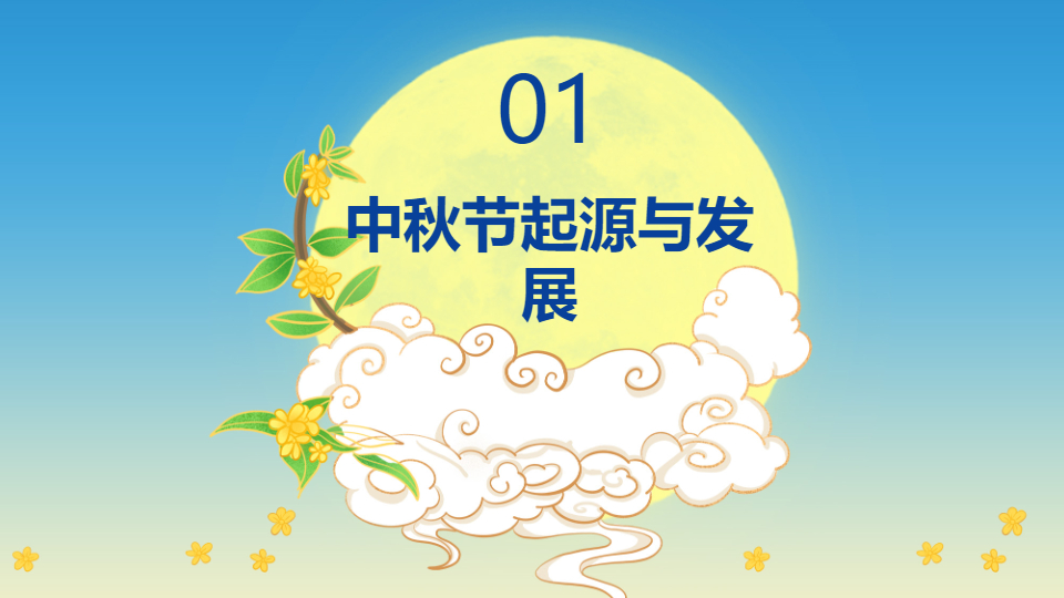 AI一键生成国风国潮传统节日中秋节PPT