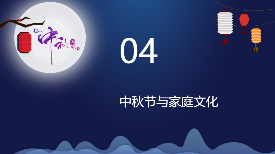 AI一键生成国风国潮中秋节传统节日PPT