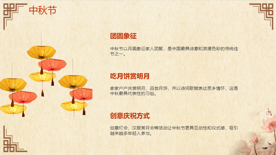 AI一键生成国风国潮传统节日PPT