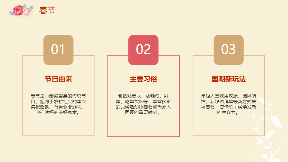 AI一键生成国风国潮传统节日PPT