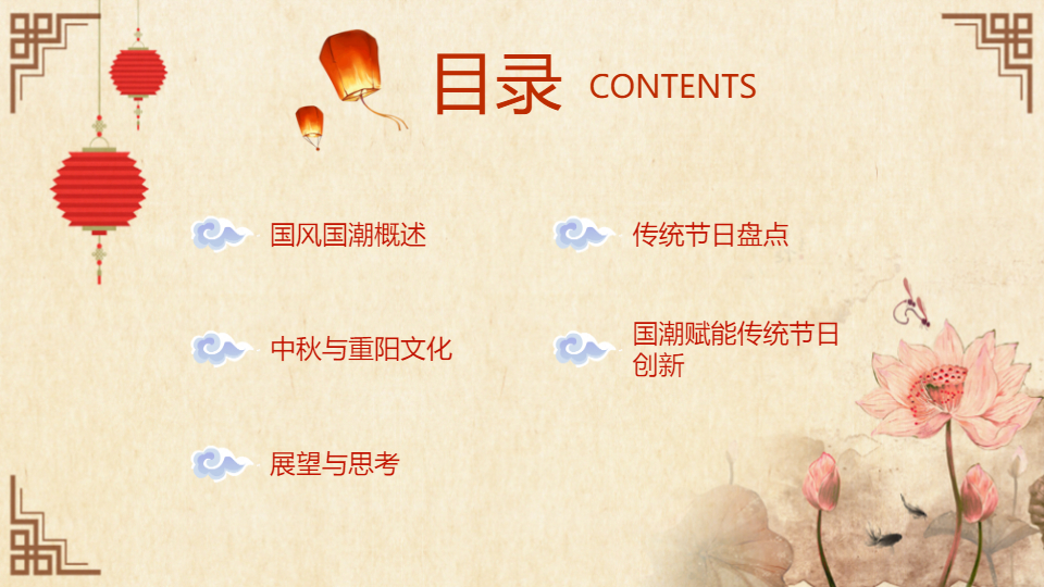 AI一键生成国风国潮传统节日PPT