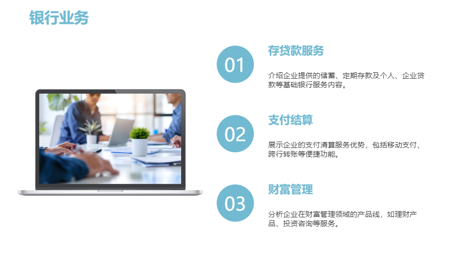 AI一键生成金融行业企业介绍模板