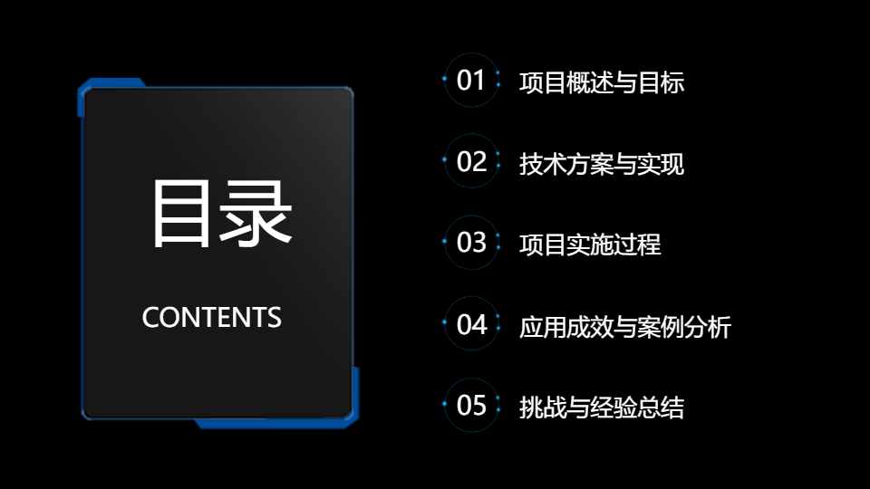 AI人工智能科技项目总结
