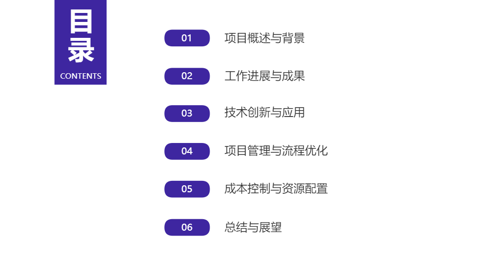 AI一键生成简约蓝色科技商务项目工作总结PPT